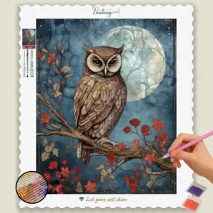 Enchanted Moon and Owl