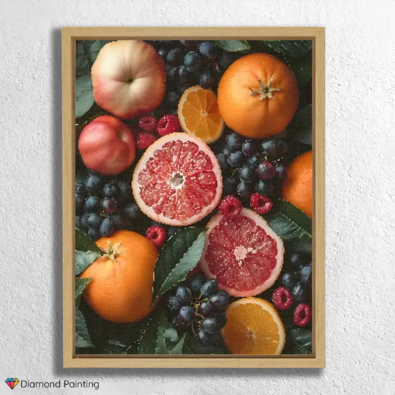 Oranges and Black Berries