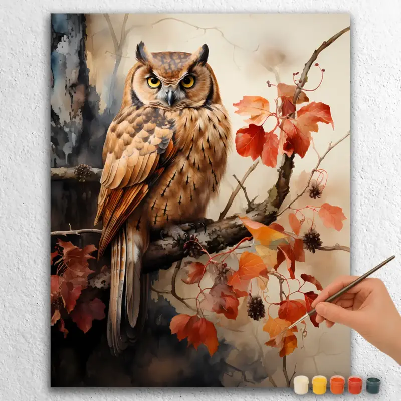 Fall-Wildfire-41358 Owl Fall Wildfire