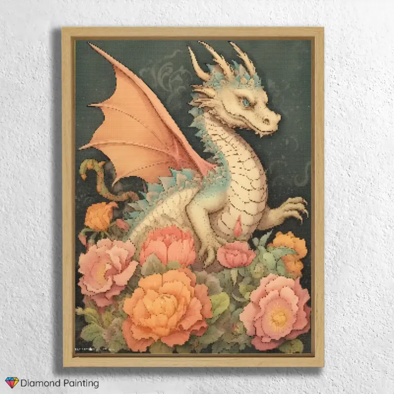 Cute Floral Dragon
