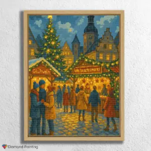 German_Weihnachtsmarkt_at_Dusk