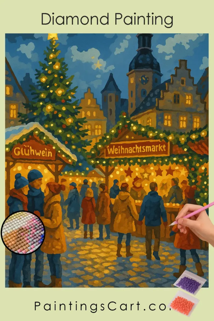 German_Weihnachtsmarkt_at_Dusk