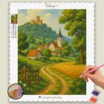 Idyllic_Village_by_the_Castle_base-diamond-painting-paintingscart Idyllic_Village_by_the_Castle