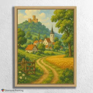 Idyllic_Village_by_the_Castle