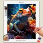 Colorful Frog Show thinking Here's the SEO-optimized content for "Colorful Frog": Produktname Bunter Frosch English Translation: Colorful Frog Produktbeschreibung Tauchen Sie ein in die lebendige Welt der Natur mit unserem fröhlichen Diamond Painting "Bunter Frosch"! Dieses bezaubernde Motiv fängt die schillernde Schönheit eines
