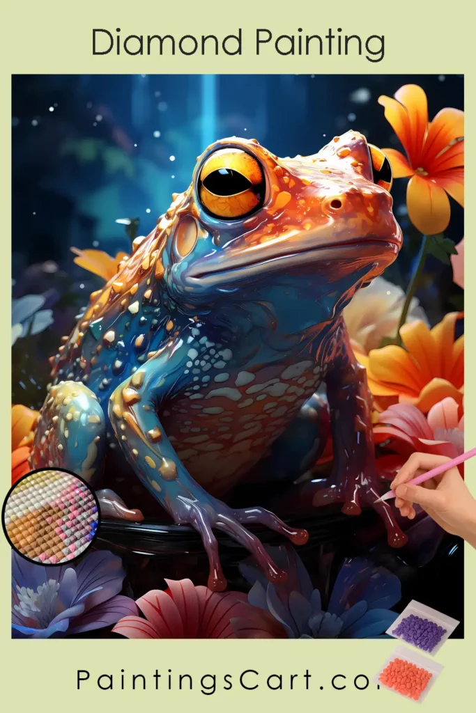 Colorful Frog Show thinking Here's the SEO-optimized content for "Colorful Frog": Produktname Bunter Frosch English Translation: Colorful Frog Produktbeschreibung Tauchen Sie ein in die lebendige Welt der Natur mit unserem fröhlichen Diamond Painting "Bunter Frosch"! Dieses bezaubernde Motiv fängt die schillernde Schönheit eines