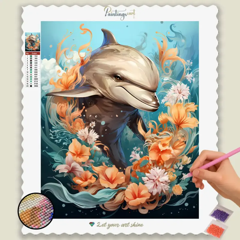 Kawaii_Animal_312036_base-diamond-painting-paintingscart Amazing Whale