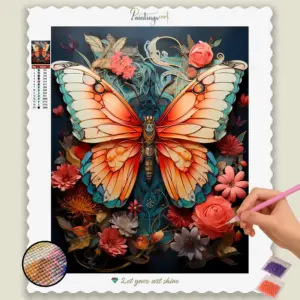 Colorful Butterfly Kawaii