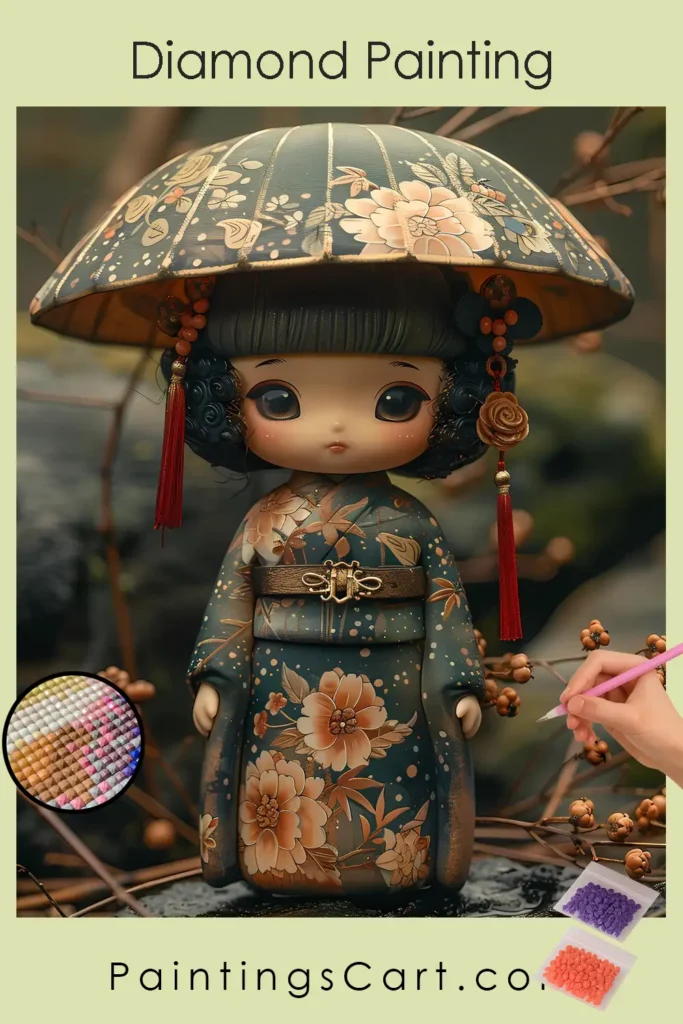 Cute Girl with Umbrella