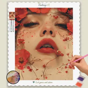 Kawaii Flowers and Girl