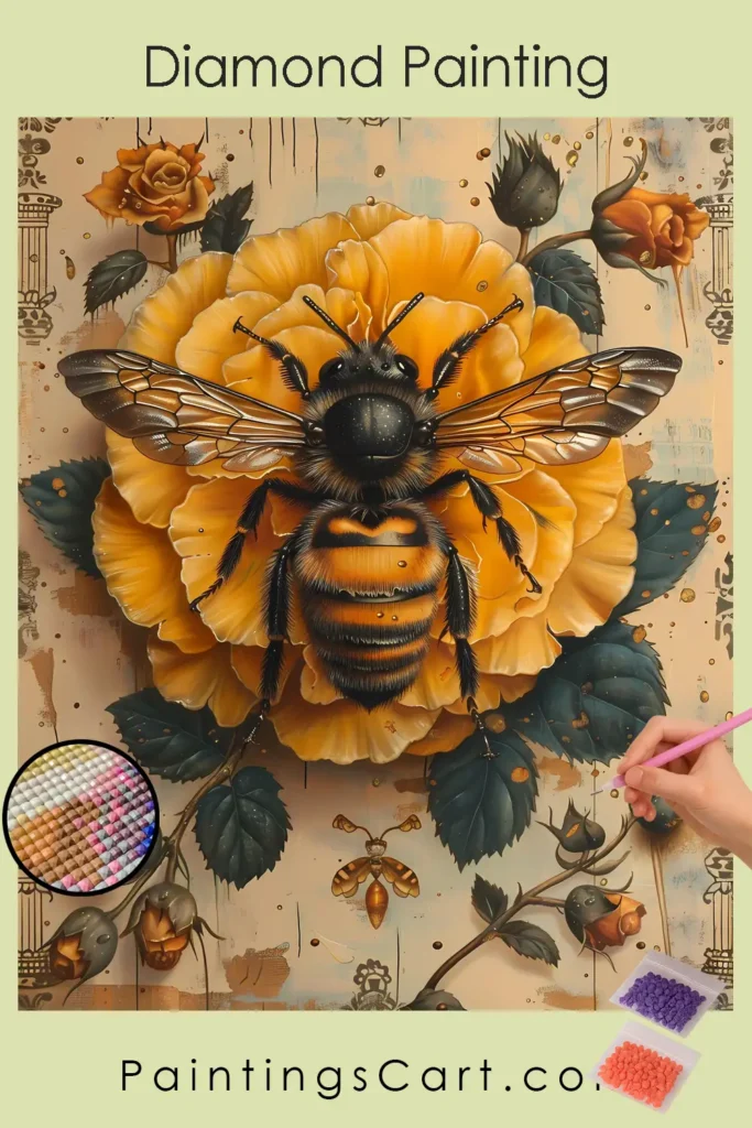 Bee on Yellow Flower