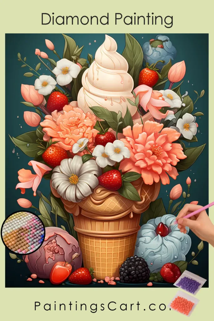 Kawaii Spring Ice-cream
