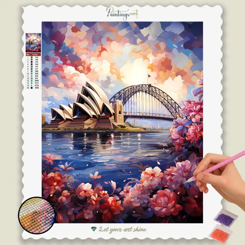 Kawaii_Travel_122697_base-diamond-painting-paintingscart Sydney Opera House