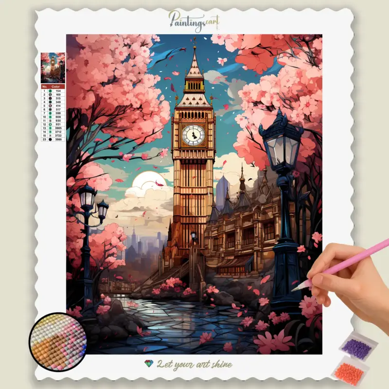 Big Ben London Kawaii