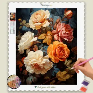 Beautiful Roses in Autumn