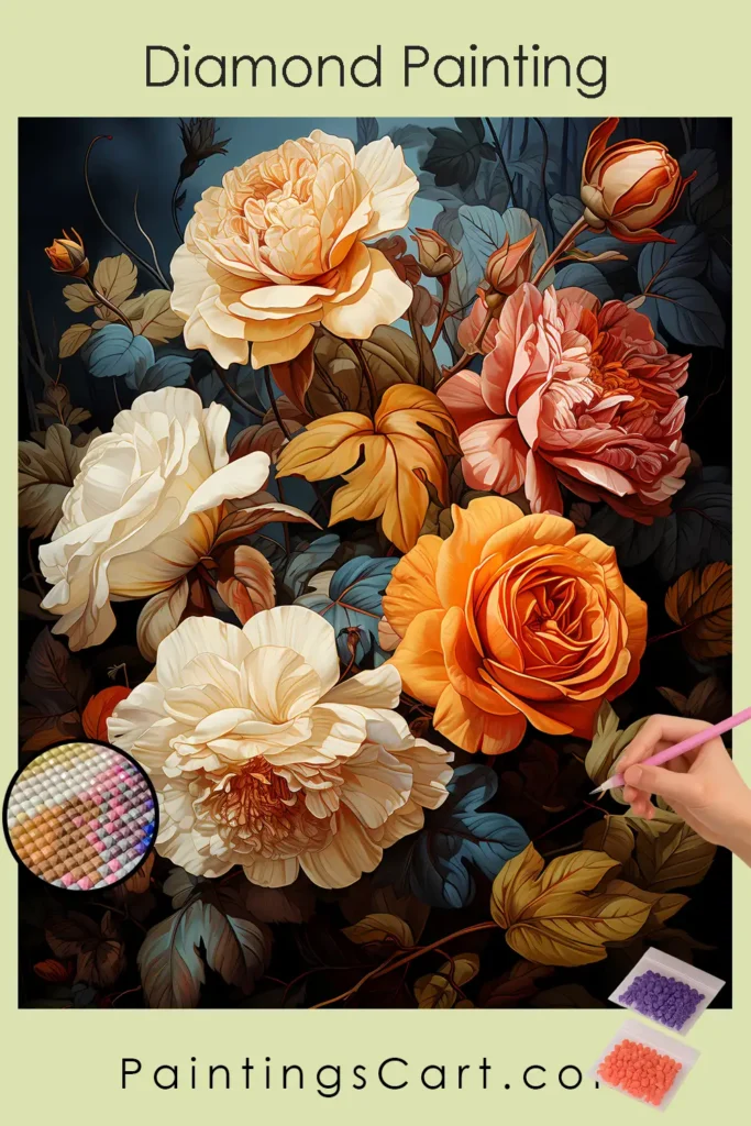 Beautiful Roses in Autumn