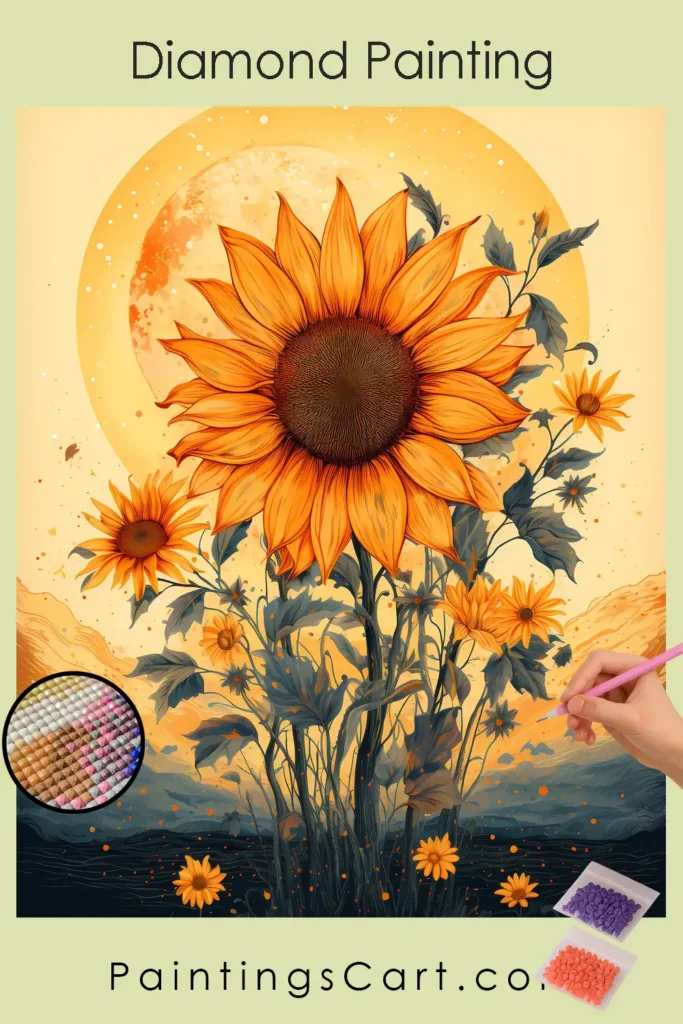 Minimalist Sunflower