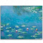Monet-84 Flowers in Water - Claude Monet