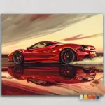 Paint-By-Numbers-DIamond-Painting-HORPN-6 The Speedy Car