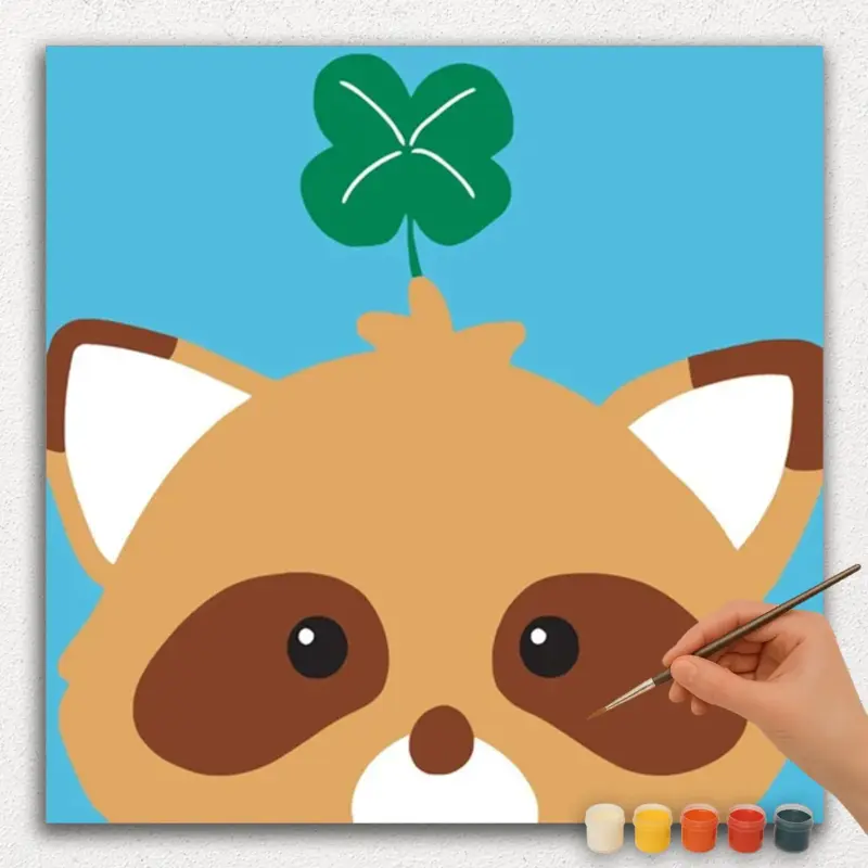 Paint-By-Numbers-DIamond-Painting-Square-jp-12 Cute Animal