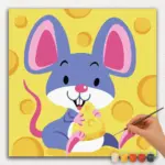 Paint-By-Numbers-DIamond-Painting-Square-jp-22 Cute Bunny