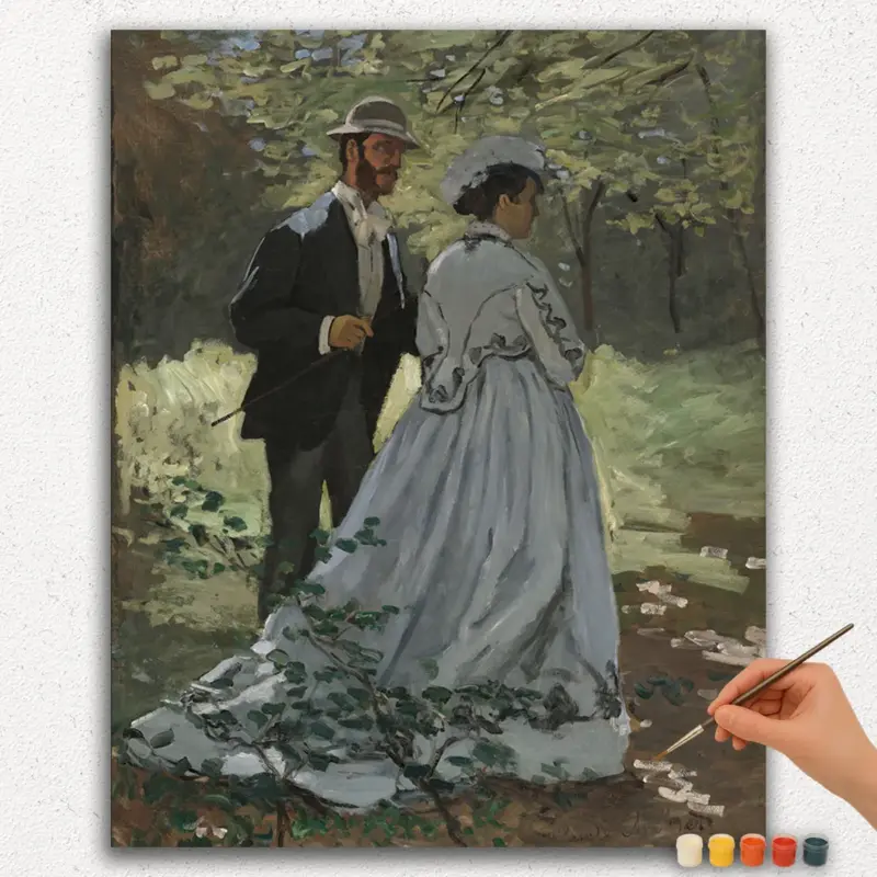 Bazille and Camille - Paint by Numbers