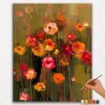 Multicolor Flowers - Paint By Numbers