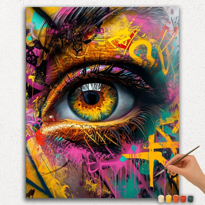 The Majestic Eye - Paint by Numbers