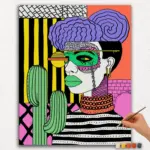 Woman Pop Art - Paint by Numbers