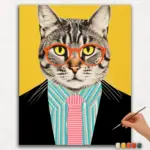 Cat As Boss - Paint by Numbers