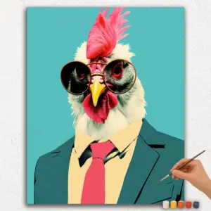 Cock As Boss - Paint by Numbers