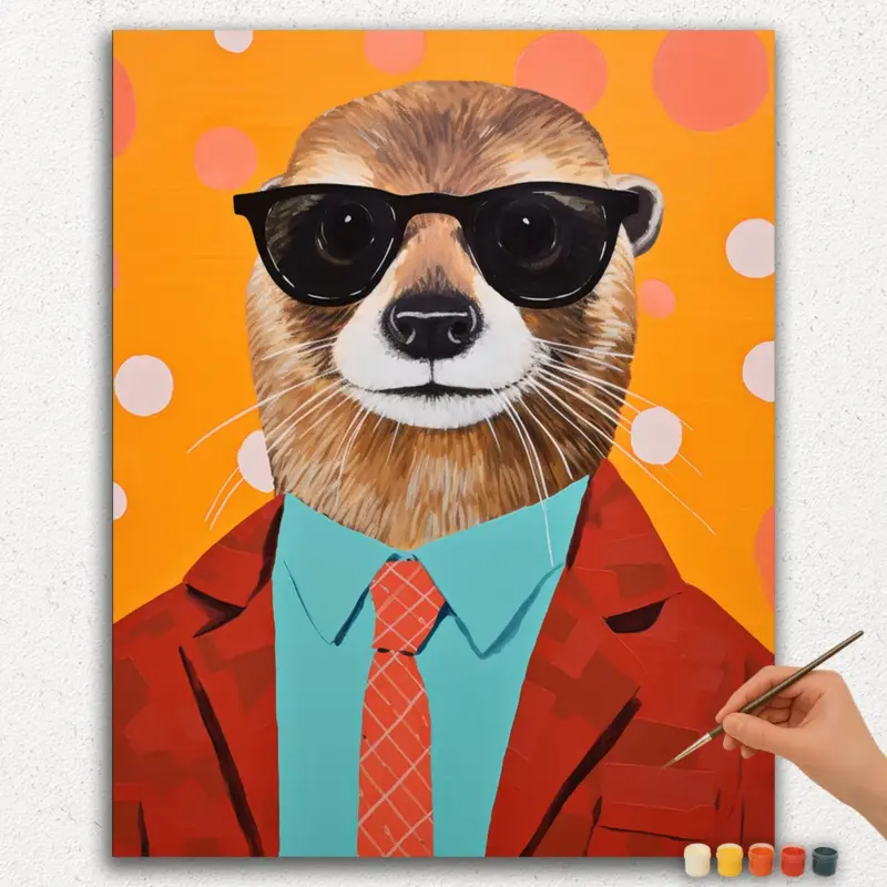 Otter The Boss - Paint by Numbers