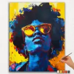 The Woman Abstract Art