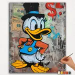 Paint-By-Numbers-DIamond-Painting-Ver-PNV-341 Rich Duck
