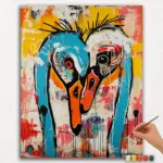 Paint-By-Numbers-DIamond-Painting-Ver-PNV-343 Swan Love