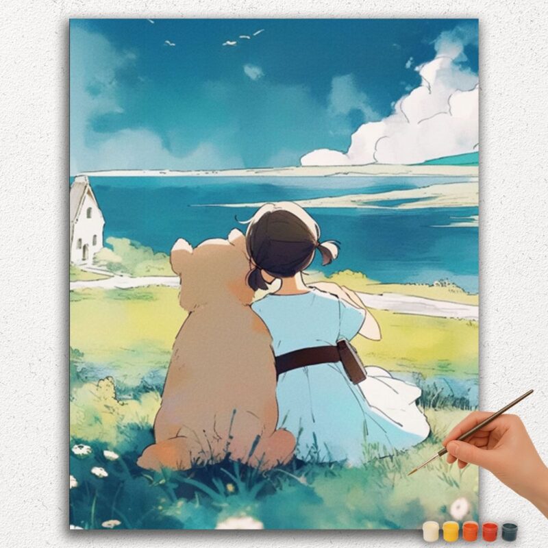 Girl with her Friend