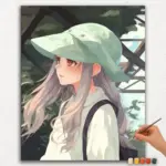 Girl with Cap Anime