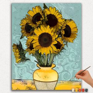 Sunflowers in Vase