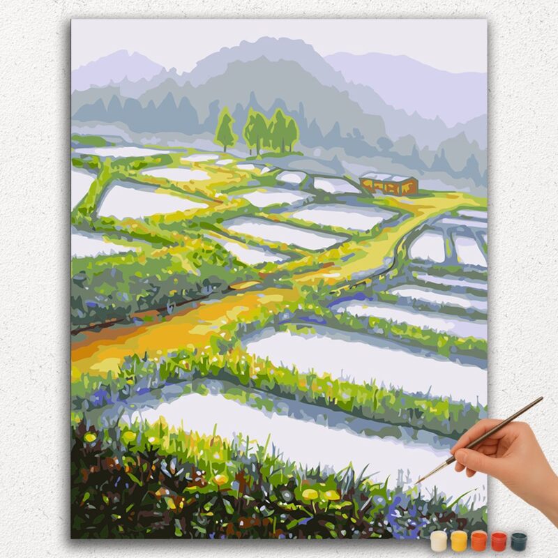Beautiful Fields - Paint by Numbers