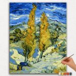 Trees in Winter - Paint by Numbers