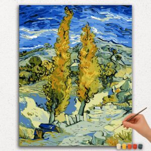 Trees in Winter - Paint by Numbers