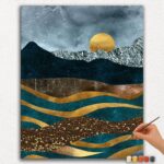 Paint-By-Numbers-DIamond-Painting-Ver-jpgg-284 Mountains and Sun