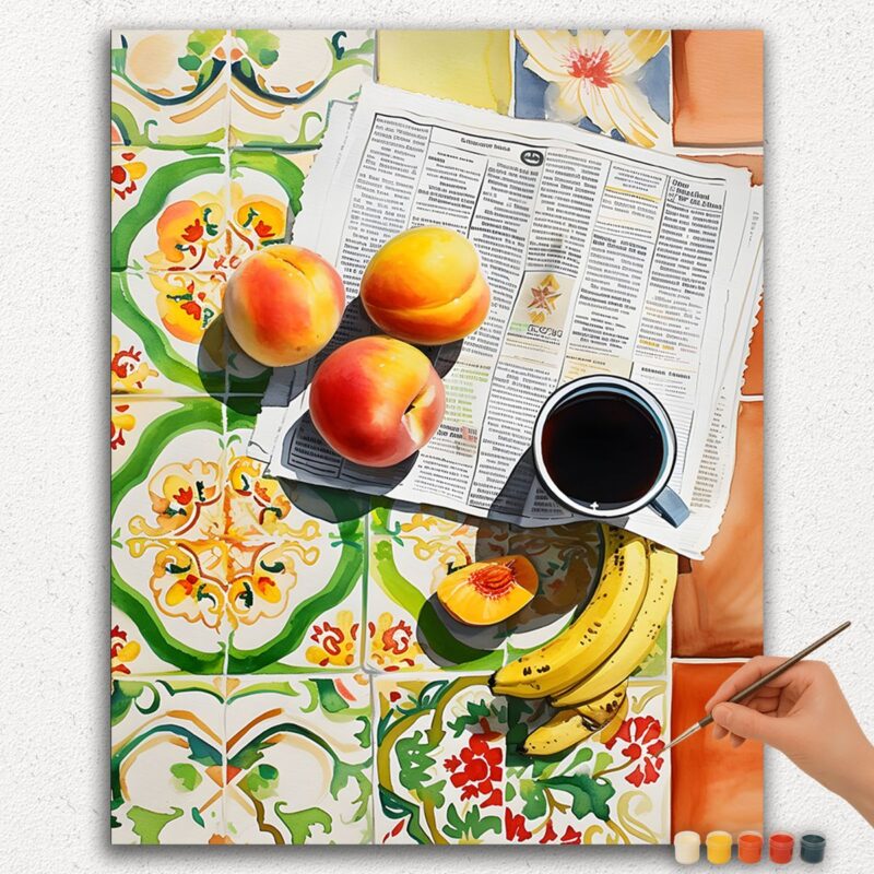 Paint-By-Numbers-DIamond-Painting-Ver-jpgg-321 Fruits on a Paper