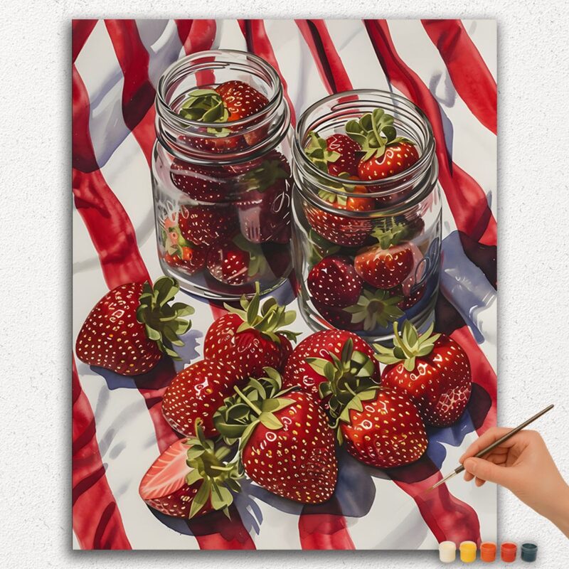 Strawberries in Jar