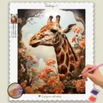 Safari_Spring_493423_base-diamond-painting-paintingscart Safari Spring Giraffe