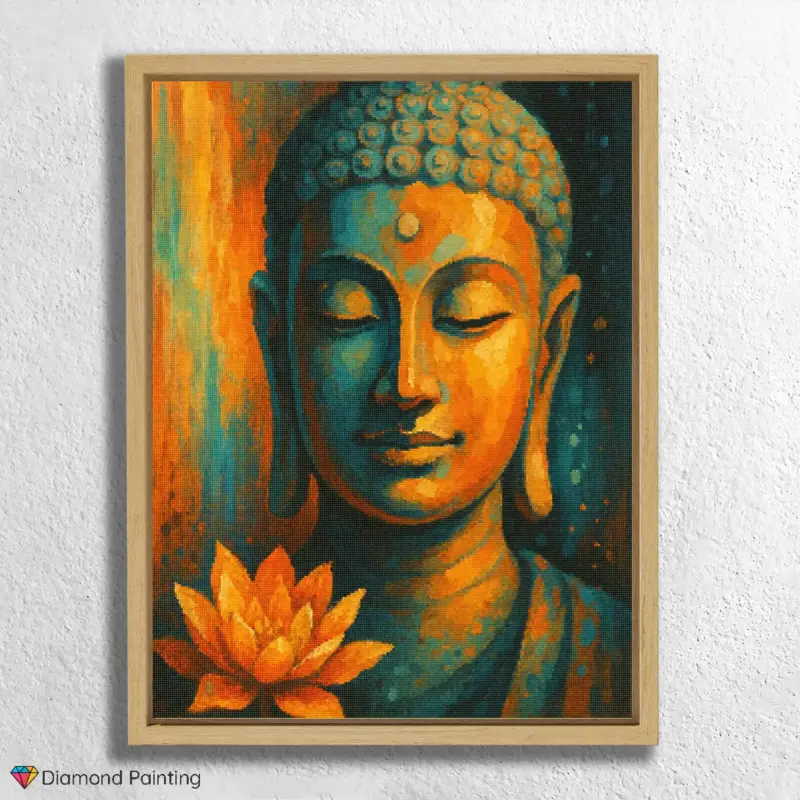 Serene_Buddha_with_Water_Lily_pin