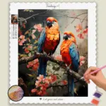South_America_753594_base-diamond-painting-paintingscart Colorful Tropical Birds