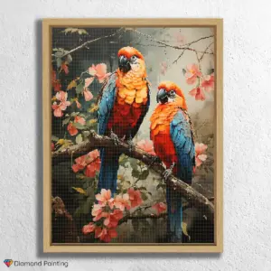 Colorful Tropical Birds