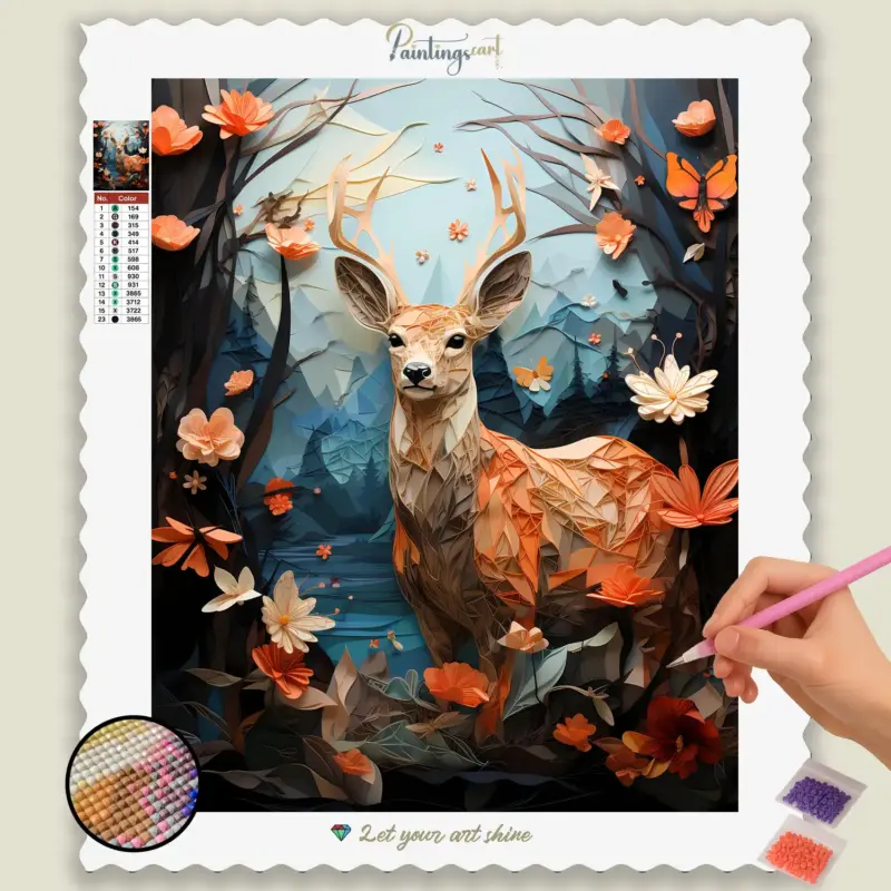 Cute Deer Spring Origami