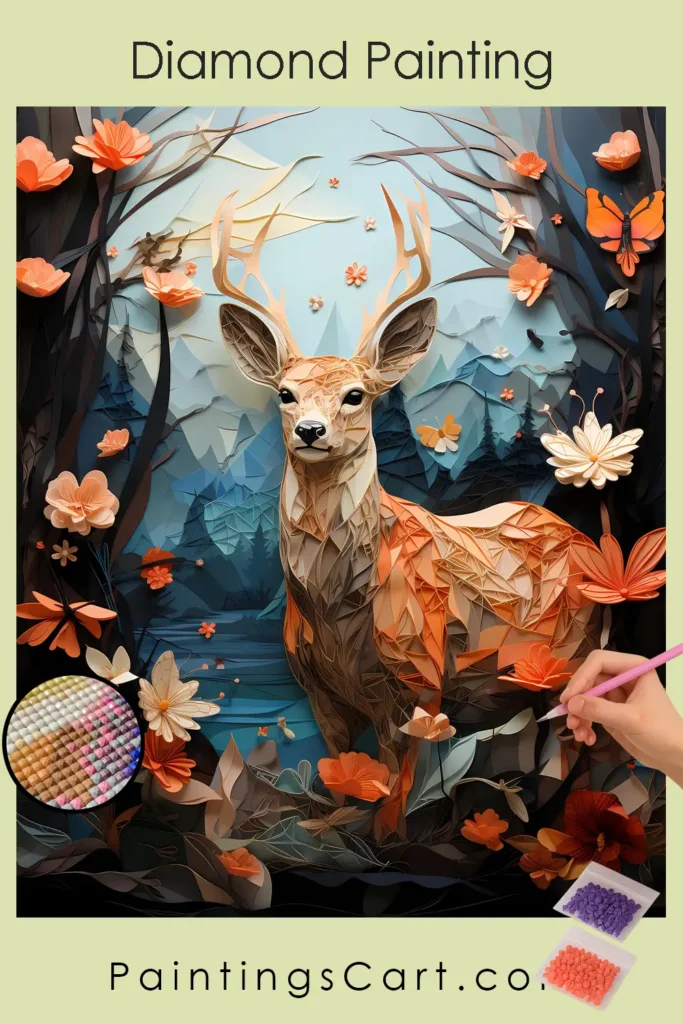 Cute Deer Spring Origami